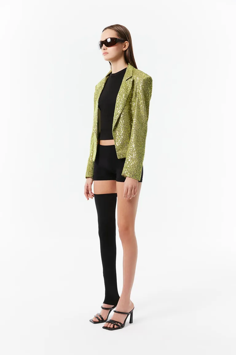 Blazer de corte ajustado y diseño elegante en un tono verde de Naíma en Blazers para argentina