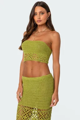 Top tubo crochet ida de Edikted en Tops para argentina