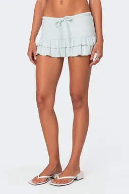 Mini faldashort rizada terry delia de Edikted en Swimwear y Beachwear para argentina