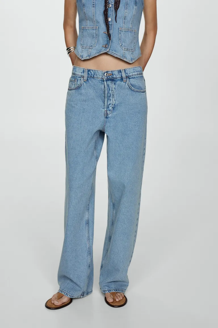 Jeans wideleg loose tiro bajo de Mango en Pantalones para argentina