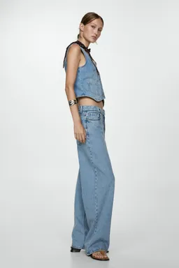 Jeans wideleg loose tiro bajo de Mango en Pantalones para argentina