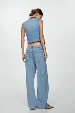 Jeans wideleg loose tiro bajo de Mango en Pantalones para argentina