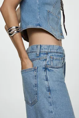 Jeans wideleg loose tiro bajo de Mango en Pantalones para argentina