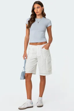 Bermudas cargo con ojales de Edikted en Shorts para argentina