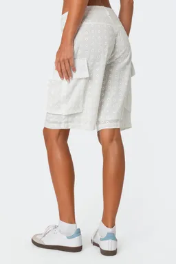 Bermudas cargo con ojales de Edikted en Shorts para argentina