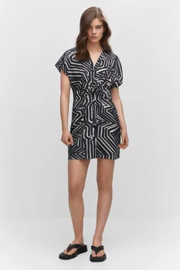 Vestido camisero tropical de Mango en Vestidos para argentina