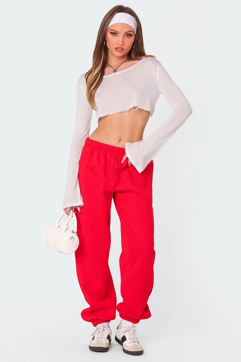 Pantalón buzo oversized clark de Edikted en Pantalones para argentina
