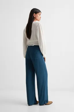 Pantalón recto rayas de Mango Teen en Pantalones para argentina