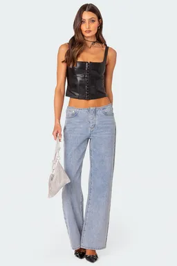 Jeans relaxed sin cintura de Edikted en Pantalones para argentina