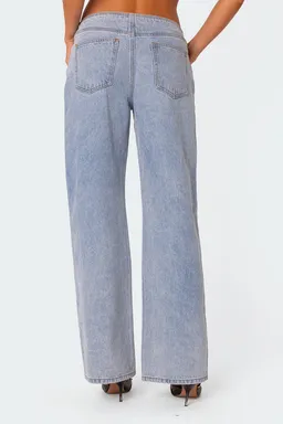 Jeans relaxed sin cintura de Edikted en Pantalones para argentina