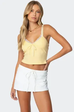 Musculosa con capas encaje de Edikted en Tops para argentina
