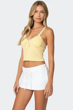 Musculosa con capas encaje de Edikted en Tops para argentina