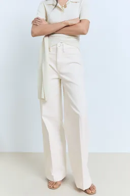 Jeans wideleg tiro alto de Mango en Pantalones para argentina