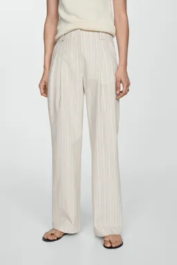 Pantalón recto rayas de Mango en Pantalones para argentina