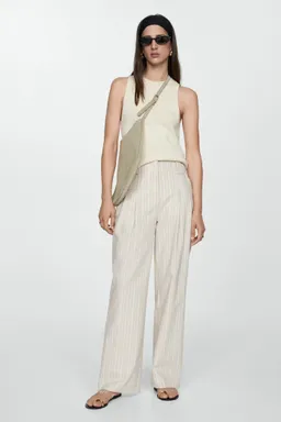 Pantalón recto rayas de Mango en Pantalones para argentina