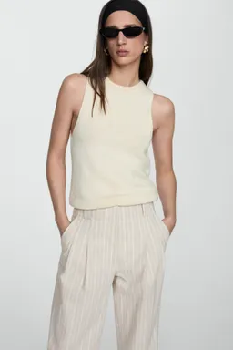 Pantalón recto rayas de Mango en Pantalones para argentina