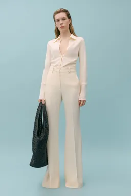Camisa con botones seda de Mango en Camisas para argentina