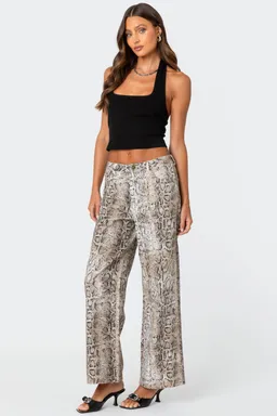 Top halter canalé de Edikted en Tops para argentina