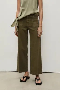 Jeans wideleg con bolsillos de Mango en Pantalones para argentina