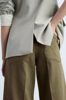 Jeans wideleg con bolsillos de Mango en Pantalones para argentina