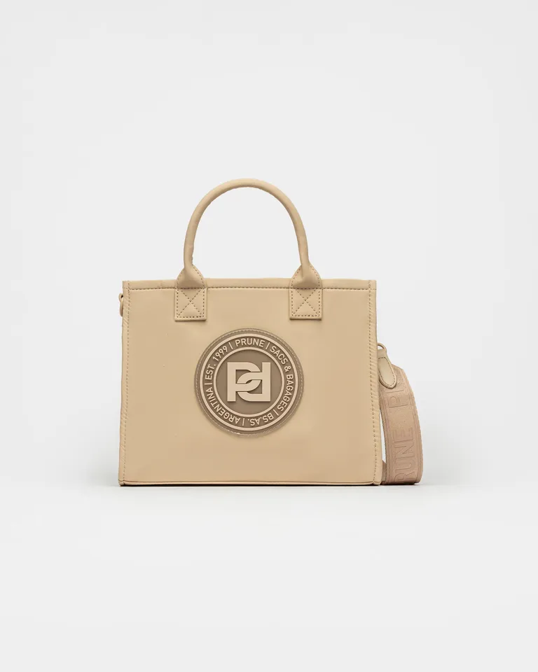 Cartera de mano elegante y moderna en color beige de Prüne en Bolsos y Carteras para argentina