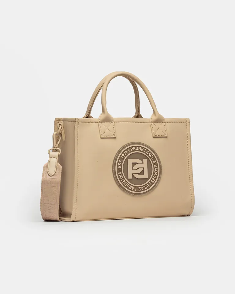 Cartera de mano elegante y moderna en color beige de Prüne en Bolsos y Carteras para argentina