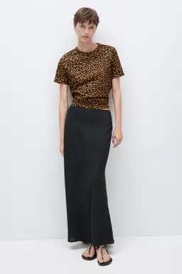 Remera algodón animal print de Mango en Remeras para argentina