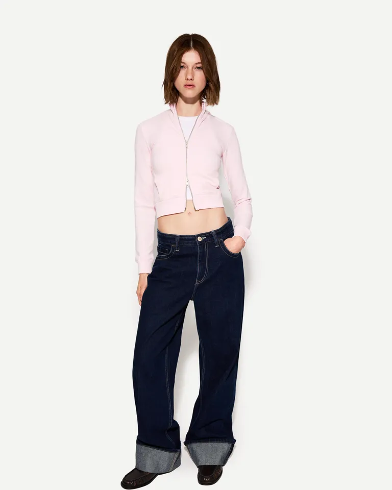 Sudadera con cierre cuello alto de Bershka en Buzos y Sweaters para argentina