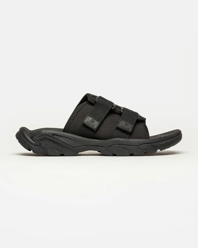 Sandalias bajas deportivas y monocromáticas con sistema de cierre autoadherente de Prüne en Sandalias para argentina