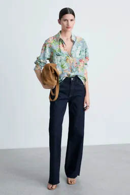 Camisa regular estampado floral de Mango en Camisas para argentina