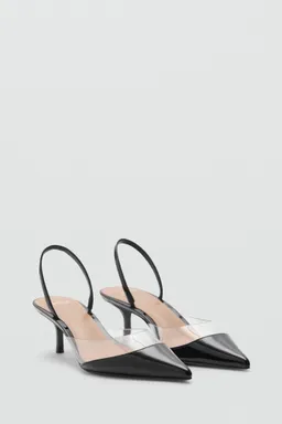 Zapato tacón panel vinilo de Mango en Zapatos con Tacos para argentina