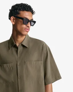 Camisa manga corta boxy de Bershka en Camisas para argentina