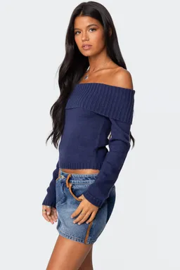Top tamara tejido plegado de Edikted en Buzos y Sweaters para argentina
