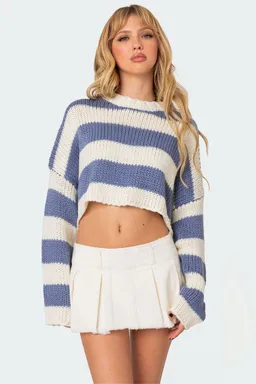 Sweater tejido cropped ozzy de Edikted en Buzos y Sweaters para argentina