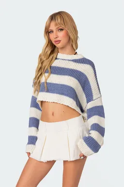 Sweater tejido cropped ozzy de Edikted en Buzos y Sweaters para argentina