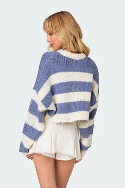 Sweater tejido cropped ozzy de Edikted en Buzos y Sweaters para argentina