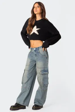Sweater corto mega star de Edikted en Buzos y Sweaters para argentina