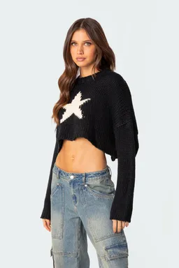 Sweater corto mega star de Edikted en Buzos y Sweaters para argentina