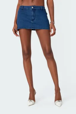Mini faldashort sydnie denim de Edikted en Shorts para argentina