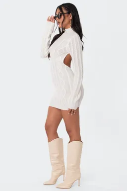 Vestido mini punto trenzado de Edikted en Vestidos para argentina