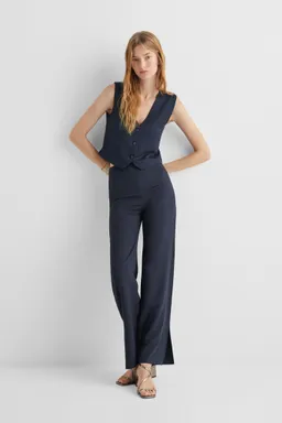 Pantalón recto aberturas de Mango Teen en Pantalones para argentina