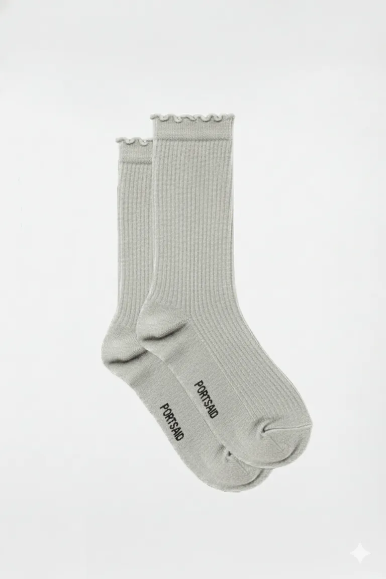 Medias básicas de media caña en color gris para mujer de Portsaid en Ropa Interior y Medias para argentina