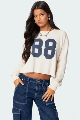 Remera manga larga waffle de Edikted en Buzos y Sweaters para argentina