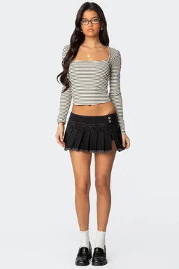 Mini falda pantalón gabriela plisada de Edikted en Faldas para argentina