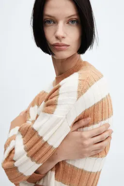Sweater rayado con lúrex de Mango en Buzos y Sweaters para argentina