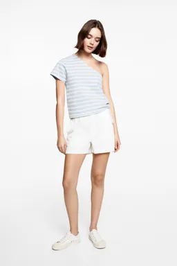 Remera asimétrica lazo de Mango Teen en Tops para argentina