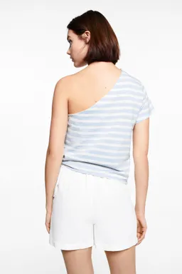 Remera asimétrica lazo de Mango Teen en Tops para argentina
