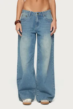 Jeans gráficos vintage tiro bajo de Edikted en Pantalones para argentina