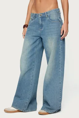 Jeans gráficos vintage tiro bajo de Edikted en Pantalones para argentina