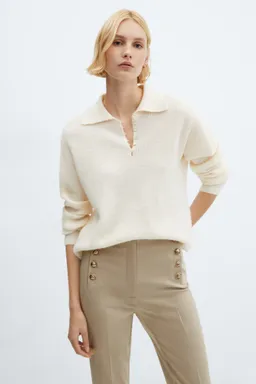Pantalón crop con botones de Mango en Pantalones para argentina